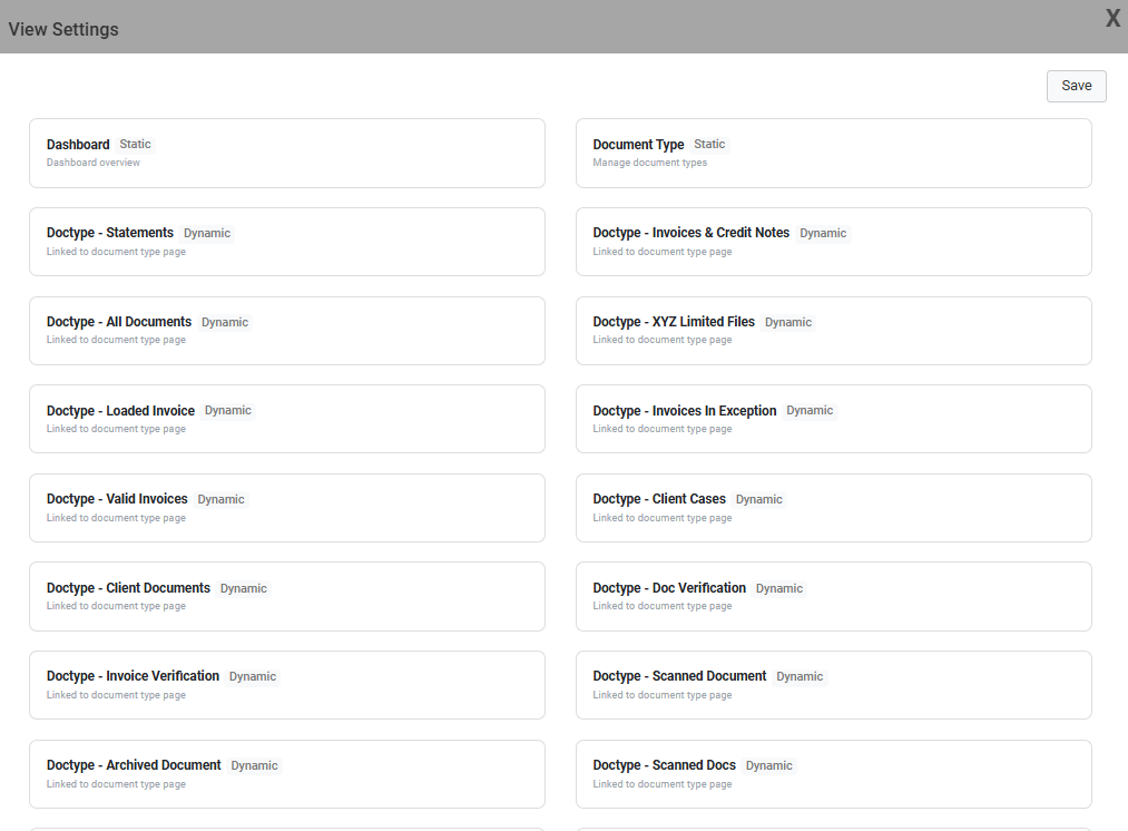 Landing Page Setup Modal
