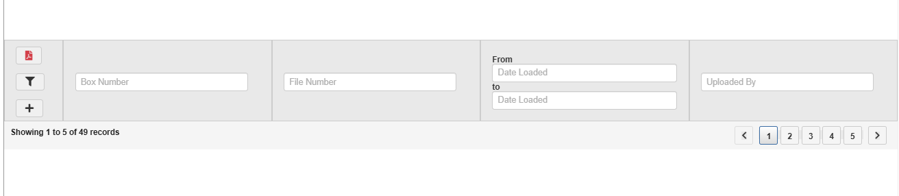 Advanced Search Panel